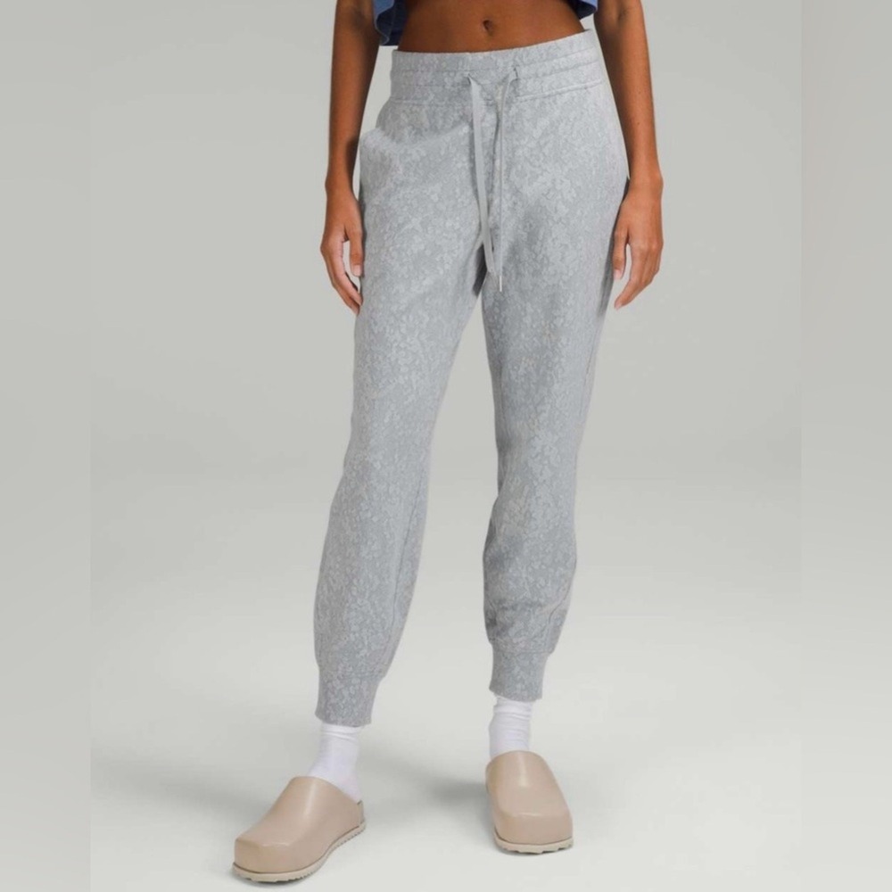 Lululemon Ready to Rulu High-Rise Jogger Speckle Spritz Jacquard Rhino Grey Sz 4